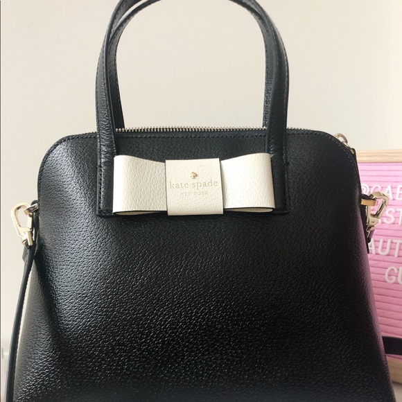 ๐NWT Kate Spade Black Satchel &Crossbody - Picture 2 of 8